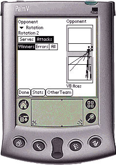 Volleyball ACE and TapRecorder with PracticeStats for Competitive Court Volleyball
